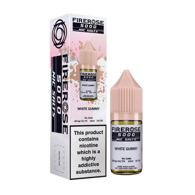 Product Image of White Gummy Nic Salt E-Liquid by Firerose 5000 Nic salt 10ml